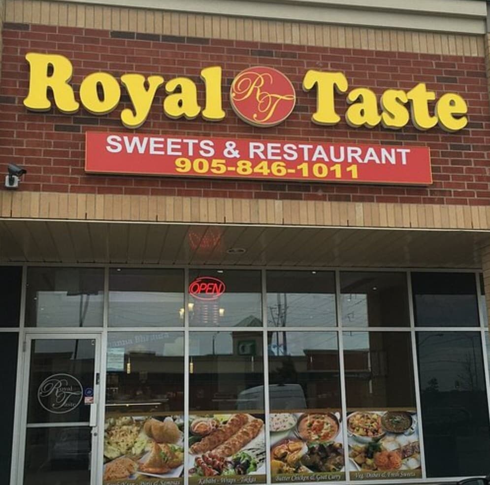 Inside Royal Taste dining area